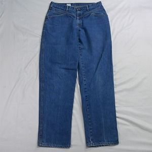 Vtg 90s Calvin Klein 34 x 32 Tapered‎ USA Made Medium Stonewashed Denim Jeans